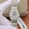 Replica Omega Constellation Quartz Ladies 27mm TW Factory White Gold Diamond Dial