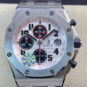 Replica Audemars Piguet Royal Oak Offshore 26170ST.OO.D305CR.01 JF Factory Black Leather Strap