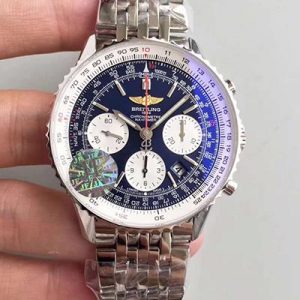 Replica Breitling Navitimer 01 AB012012/BB01/447A JF Factory Blue Dial