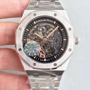 Replica Audemars Piguet Royal Oak 15407ST.OO.1220ST.01 JF Factory Skeleton Dial