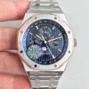 Replica Audemars Piguet Royal Oak Perpetual Calendar 26574ST.OO.1220ST.02 JF Factory Blue Dial