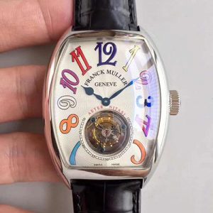 Replica Franck Muller Crazy Color Dreams Tourbillon 8880 White Dial