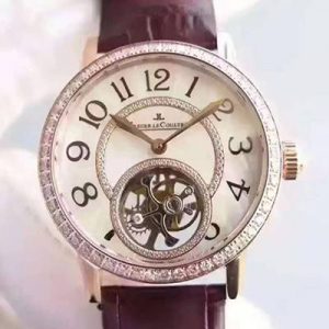 Replica Jaeger-LeCoultre Rendez-Vous Tourbillon 3412405 White Mother Of Pearl Dial