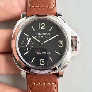 Replica Panerai Luminor Marina PAM 111 Noob Factory Black Dial