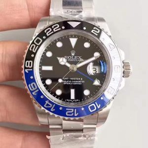 Replica Rolex GMT Master II 116710BLNR Noob Factory V8 Black Dial