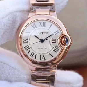 Replica Ballon Bleu De Cartier Ladies 33MM W6920068 V9 Factory White Textured Dial