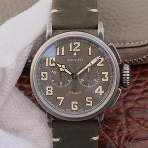 Replica Zenith Pilot Type 20 Chronograph Extra Special 29.2430.4069/21.C800 XF Factory Gray Dial