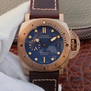 Replica Panerai Luminor Submersible 1950 3 Days Automatic Bronzo PAM671 VS Factory V2 Blue Dial