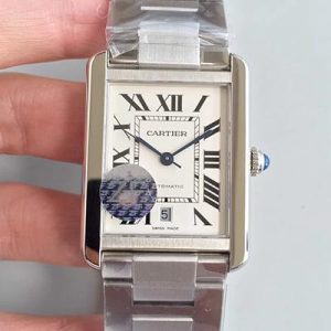 Replica Cartier Tank Solo XL Automatic W5200028 ZF Factory White Dial