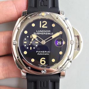 Replica Panerai Luminor Submersible PAM024 V2 Black Dial