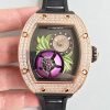 Replica Richard Mille RM19-02 KV Factory Tourbillon Fleur Magnolia Dial