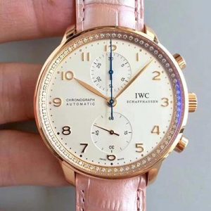 Replica IWC Portuguese Chronograph ZF Factory White Dial