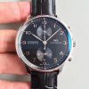 Replica IWC Portugieser Chronograph IW371447 ZF Factory Black Dial