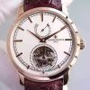 Replica Vacheron Constantin Patrimony Traditionnelle 14-Day Tourbillon 89000 White Dial