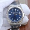 Replica Vacheron Constantin Overseas 47040 JJ Factory Leather Strap Blue Dial