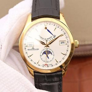 Replica Jaeger-LeCoultre Master Calendar Q151242A 18K Yellow Gold Silver Dial