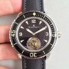 Replica Blancpain Fifty Fathoms Tourbillon JB Factory Black Dial