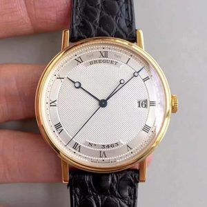 Replica Breguet Classique 5177BA/12/9V6 Yellow Gold MKS Factory Silver Dial