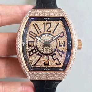 Replica Franck Muller 8880 SC DT Rose Gold Diamond Dial