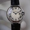 Replica Ballon Bleu De Cartier WE902073 33MM V6 Factory Silver Dial