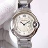 Replica Ballon Bleu De Cartier WE9020 33mm V6 Factory White Dial