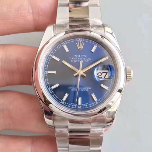 Replica Rolex Datejust 116200 36MM AR Factory Blue Dial