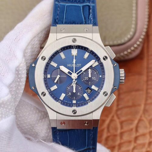 Replica Hublot Big Bang Classic Fusion Chronograph 44mm 301.SX.7170.LR V6 Factory Blue Dial