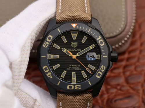 Replica TAG Heuer Aquaracer Quartz WAY108A.FT6141 V6 Factory Bronze 43MM