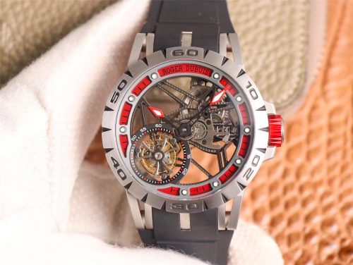 Replica Roger Dubuis Excalibur Spider Italdesign Edition RDDBEX0622 JB Factory Red