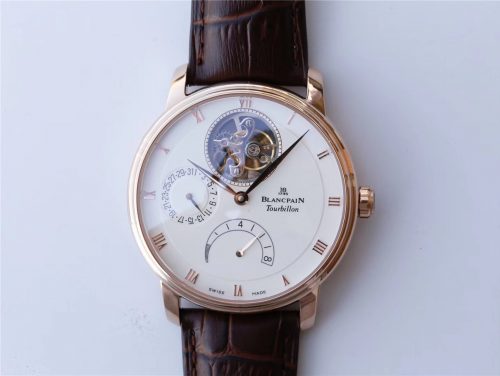 Replica Blancpain Villeret Tourbillon 8 Jours 6025-3642-55b JB Factory