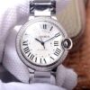 Replica Cartier Ballon Bleu W4BB0017 V6 Factory White Dial