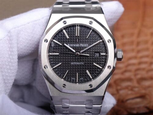 Replica Audemars Piguet Royal Oak 15400ST.OO.1220ST.01 ZF Factory Black Dial