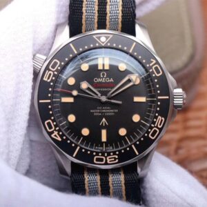 Replica Omega Seamaster 210.92.42.20.01.001 James Bond 007 VS Factory Black Dial