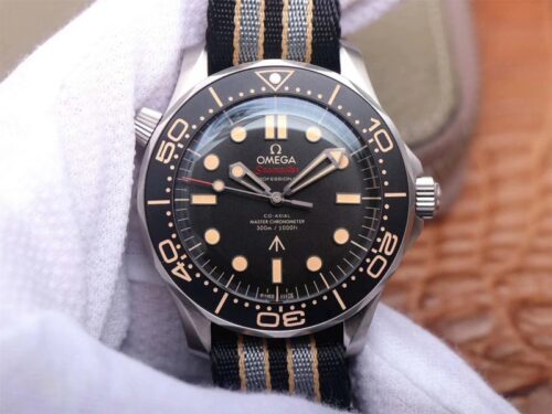 Replica Omega Seamaster 210.92.42.20.01.001 James Bond 007 VS Factory Black Dial