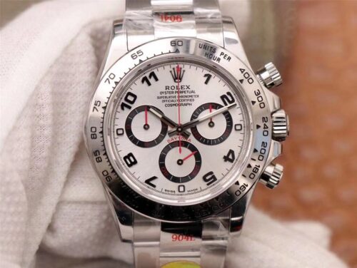 Replica Rolex Daytona Cosmograph 116509-78599 Noob Factory White Dial