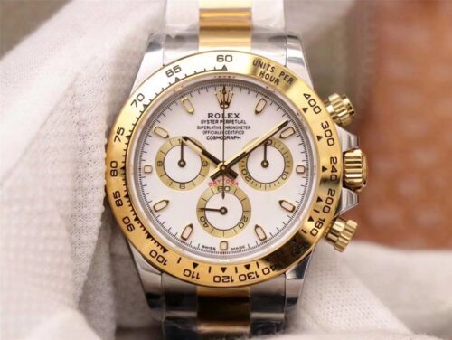 Replica Rolex Daytona Cosmograph m116503-0001 Noob Factory White Dial