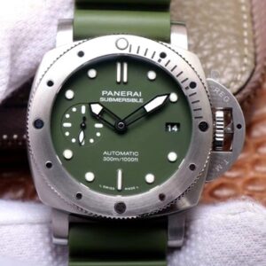 Replica Panerai Submersible Verde Militare PAM1055 VS Factory Matte-Green Dial