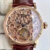 Replica Patek Philippe Tourbillon Rose Gold Skeleton Dial