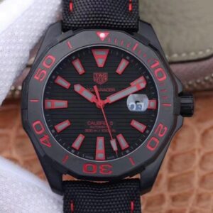 Replica Tag Heuer Aquaracer WAY208C.RHZ4937 V6 Factory Black Dial