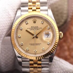 Replica Rolex Datejust M126233-0017 EW Factory Champagne Dial