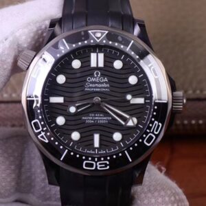 Replica Omega Seamaster Diver 300M Black Ceramic 210.92.44.20.01.001 VS Factory Black Dial