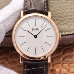 Replica Piaget Altiplano Mecanique P10584 G0A31114 MKS Factory Rose Gold White Dial