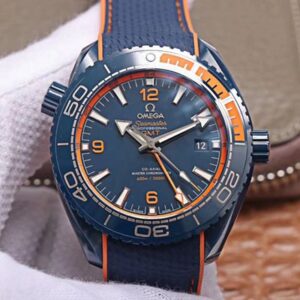 Replica Omega Seamaster 215.92.46.22.03.001 GMT VS Factory Blue Ceramic