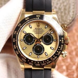 Replica Rolex Daytona M116518LN-0048 Noob Factory Champagne Dial 4130 Movement