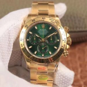 Replica Rolex Daytona M116508-0013 Noob Factory Green Dial 4130 Movement