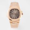 Replica Patek Philippe Nautilus 5711/1R-001 PPF Factory V4 Rose Gold Brown Dial