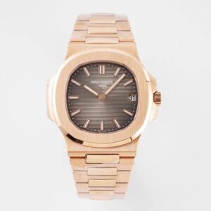 Replica Patek Philippe Nautilus 5711/1R-001 PPF Factory V4 Rose Gold Brown Dial