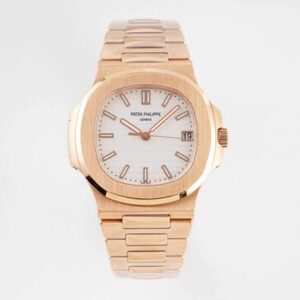 Replica Patek Philippe Nautilus 5711/1R-001 PPF Factory V4 Rose Gold White Dial