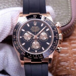 Replica Rolex Daytona M116515LN-0017 Noob Factory Black Dial 4130 Movement