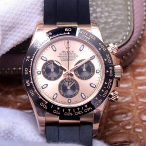 Replica Rolex Daytona M116515LN-0021 Noob Factory Pink Dial 4130 Movement